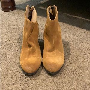 Vince Camuto Brown Suede Booties